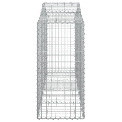 Schanskorven 10 st gewelfd 200x50x100/120 cm ijzer 10 200 x 50 x 100/120 cm