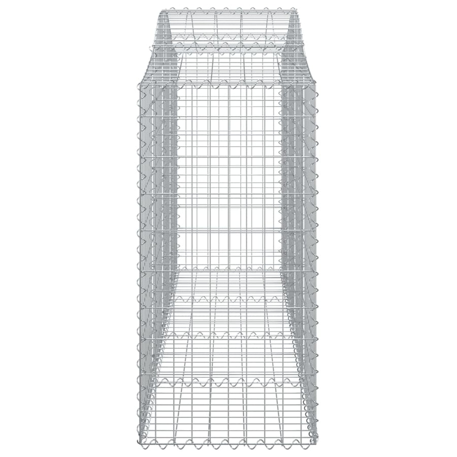Schanskorven 11 st gewelfd 200x50x100/120 cm ijzer 11 200 x 50 x 100/120 cm