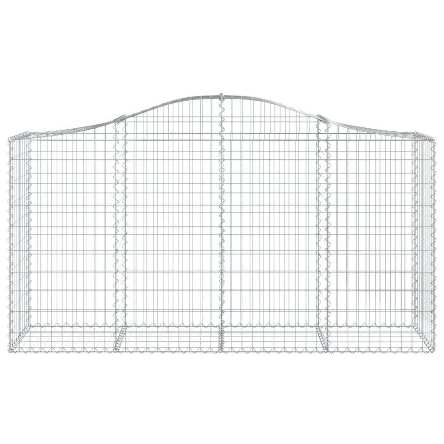 Schanskorven 40 st gewelfd 200x50x100/120 cm ijzer 40 200 x 50 x 100/120 cm