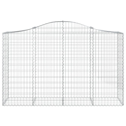 Schanskorven 11 st gewelfd 200x50x120/140 cm ijzer 11 200 x 50 x 120/140 cm