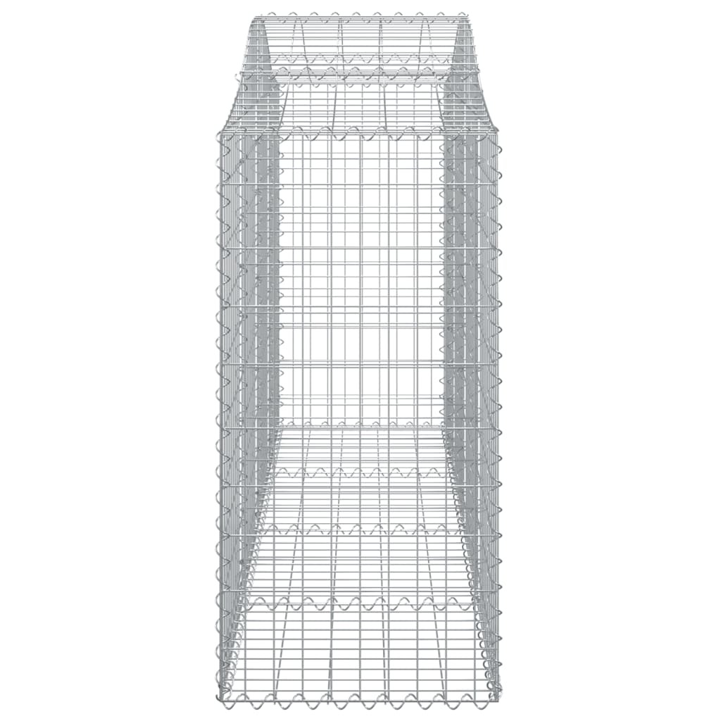 Schanskorven 12 st gewelfd 200x50x120/140 cm ijzer 12 200 x 50 x 120/140 cm