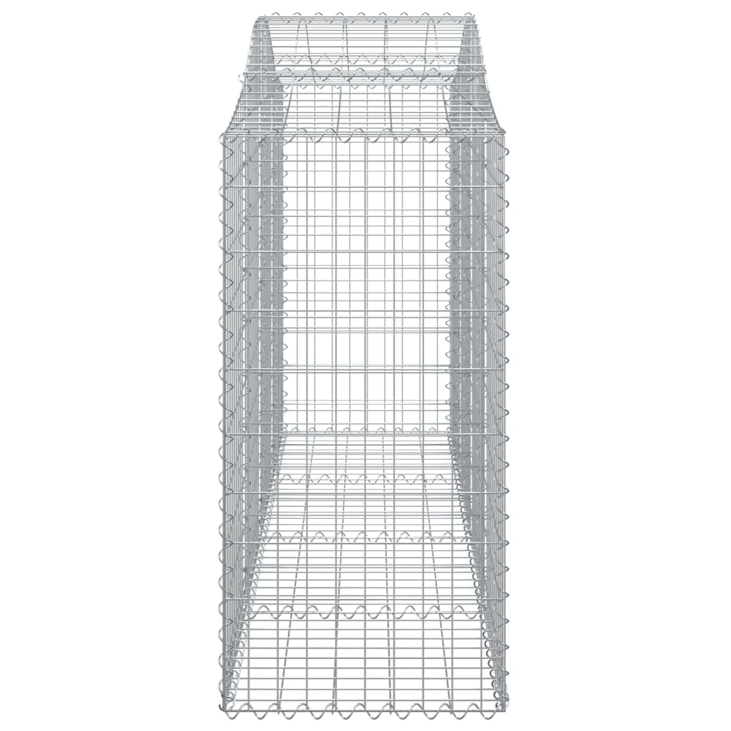 Schanskorven 40 st gewelfd 200x50x120/140 cm ijzer 40 200 x 50 x 120/140 cm