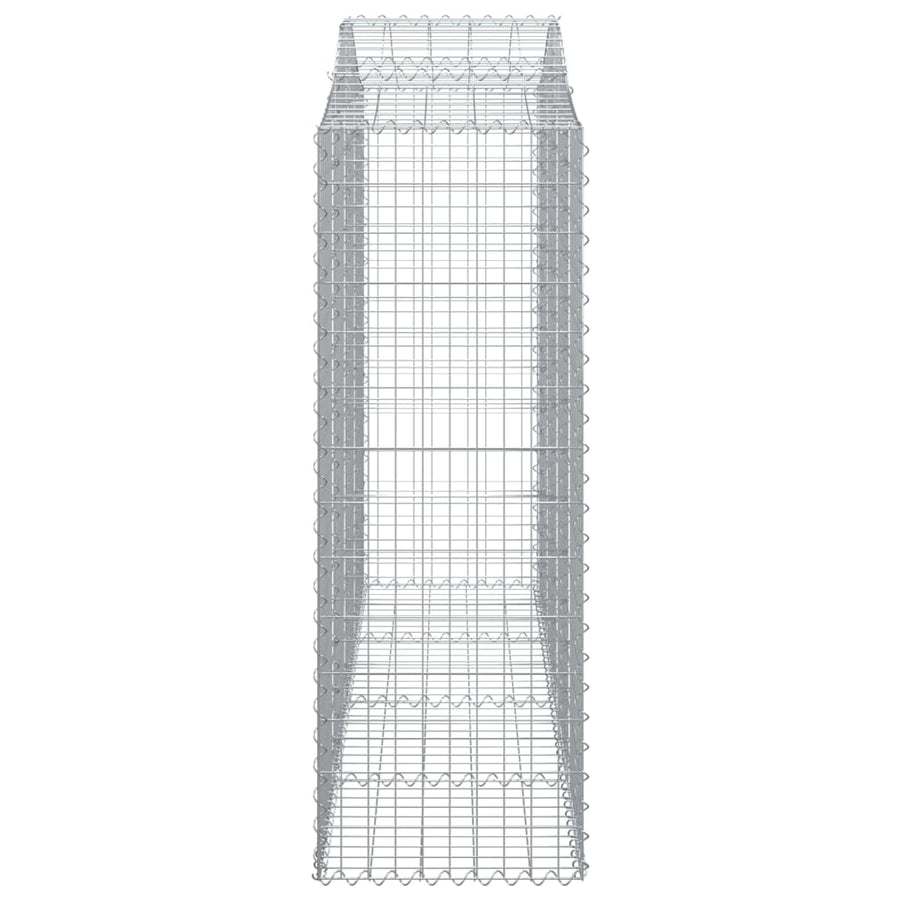 Schanskorven 6 st gewelfd 200x50x140/160 cm ijzer 6 200 x 50 x 140/160 cm