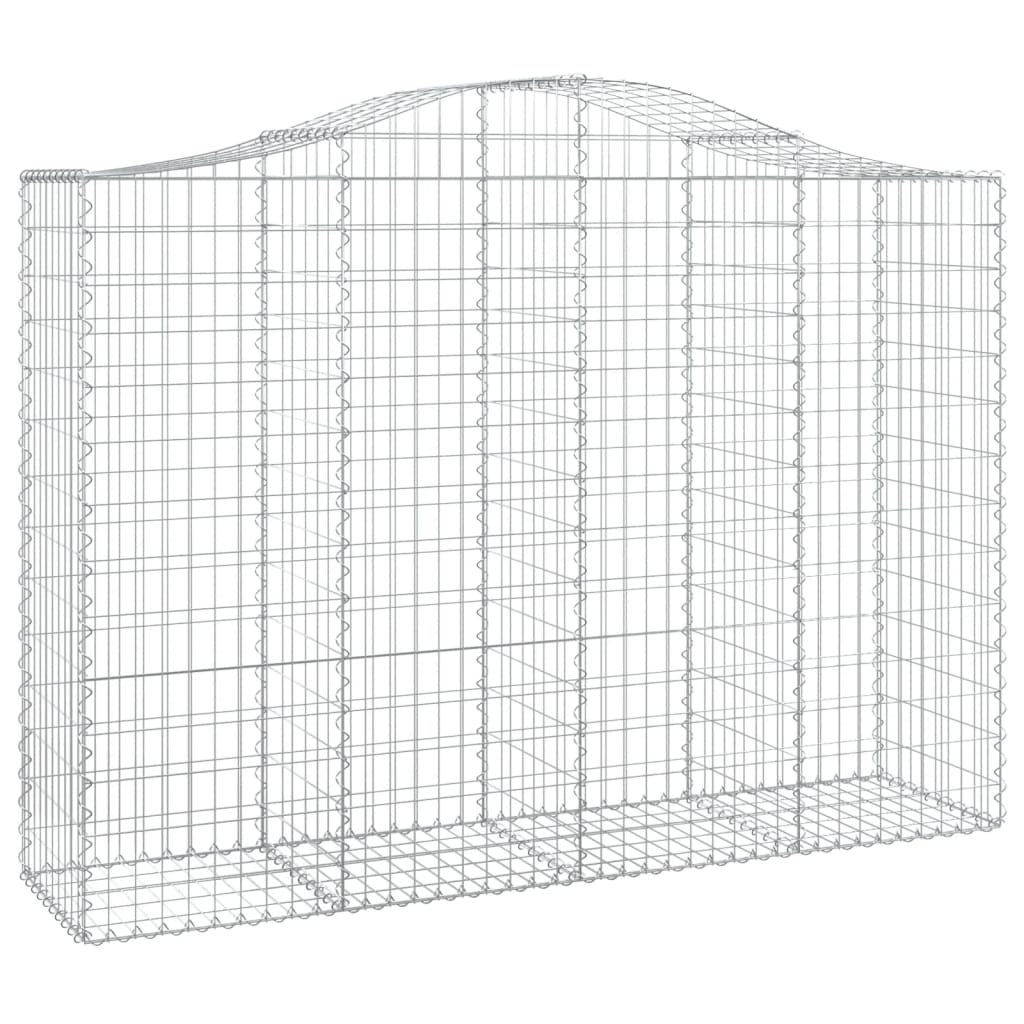 Schanskorven 11 st gewelfd 200x50x140/160 cm ijzer 11 200 x 50 x 140/160 cm