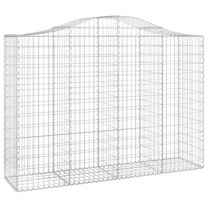 Schanskorven 11 st gewelfd 200x50x140/160 cm ijzer 11 200 x 50 x 140/160 cm