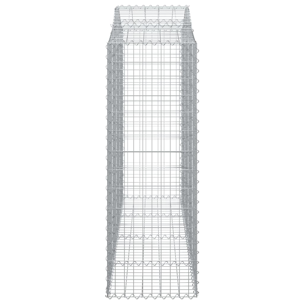 Schanskorven 11 st gewelfd 200x50x140/160 cm ijzer 11 200 x 50 x 140/160 cm