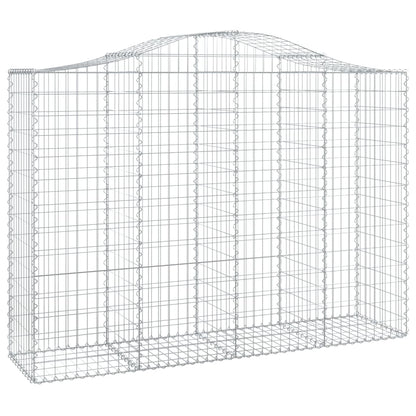 Schanskorven 13 st gewelfd 200x50x140/160 cm ijzer 13 200 x 50 x 140/160 cm