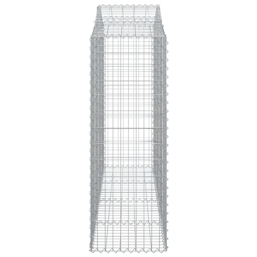 Schanskorven 14 st gewelfd 200x50x140/160 cm ijzer 14 200 x 50 x 140/160 cm