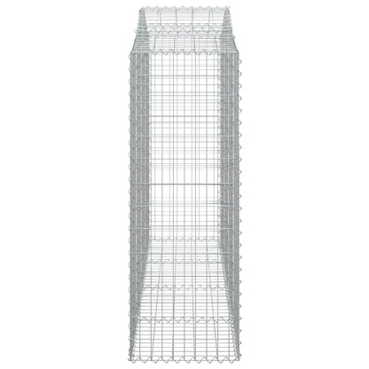 Schanskorven 20 st gewelfd 200x50x140/160 cm ijzer 20 200 x 50 x 140/160 cm