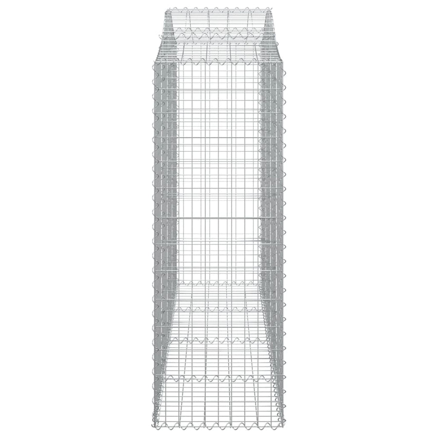 Schanskorven 20 st gewelfd 200x50x140/160 cm ijzer 20 200 x 50 x 140/160 cm