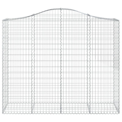Schanskorven 12 st gewelfd 200x50x160/180 cm ijzer 12 200 x 50 x 160/180 cm