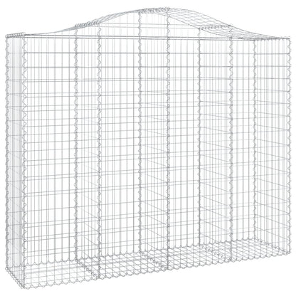 Schanskorven 13 st gewelfd 200x50x160/180 cm ijzer 13 200 x 50 x 160/180 cm
