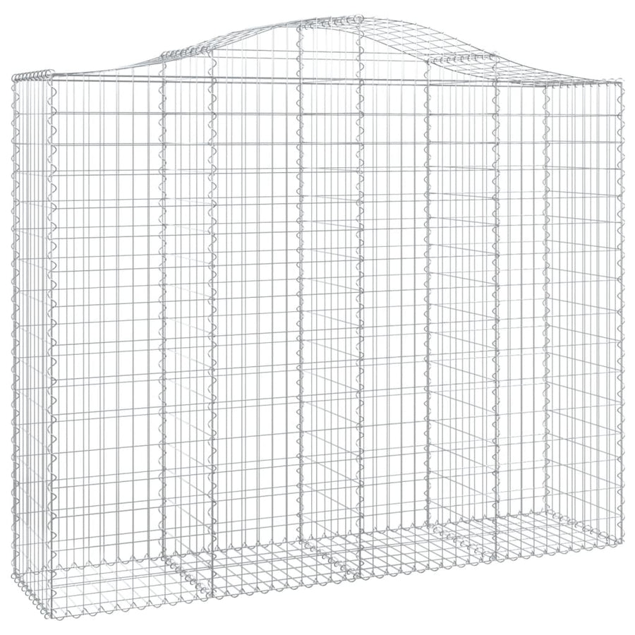 Schanskorven 13 st gewelfd 200x50x160/180 cm ijzer 13 200 x 50 x 160/180 cm