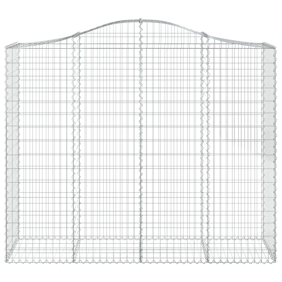 Schanskorven 13 st gewelfd 200x50x160/180 cm ijzer 13 200 x 50 x 160/180 cm