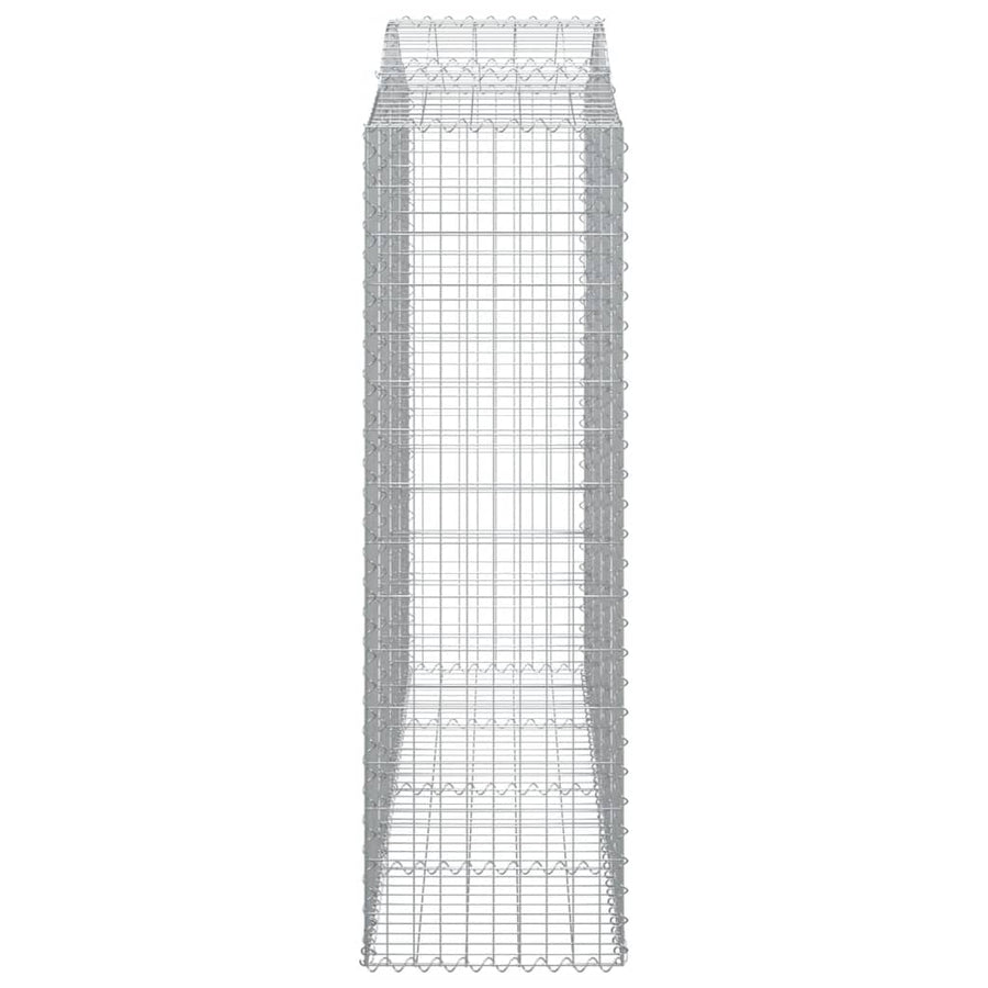 Schanskorven 13 st gewelfd 200x50x160/180 cm ijzer 13 200 x 50 x 160/180 cm