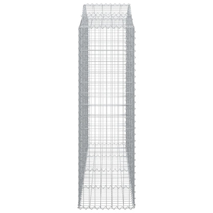 Schanskorven 14 st gewelfd 200x50x160/180 cm ijzer 14 200 x 50 x 160/180 cm