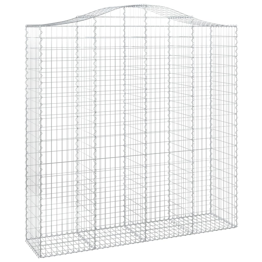 Schanskorven 3 st gewelfd 200x50x200/220 cm ijzer 3 200 x 50 x 200/220 cm