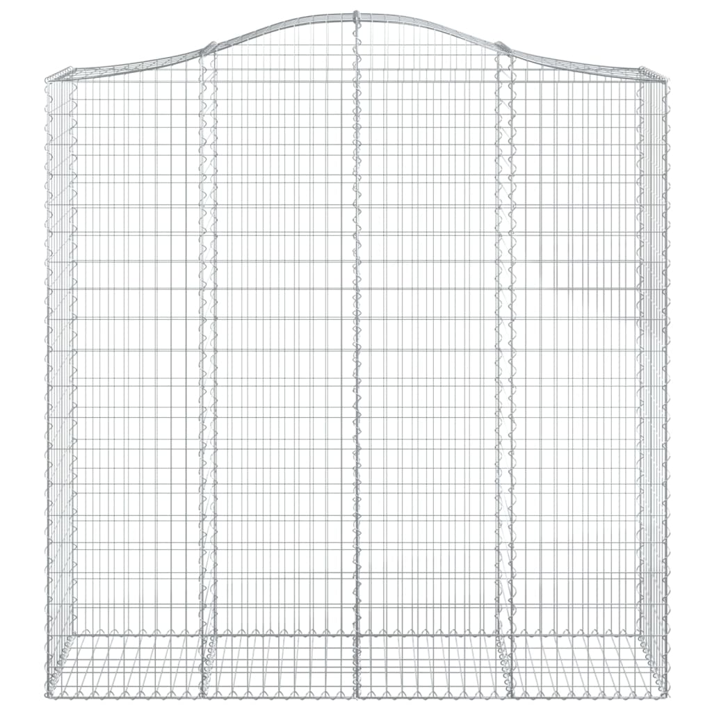 Schanskorven 3 st gewelfd 200x50x200/220 cm ijzer 3 200 x 50 x 200/220 cm