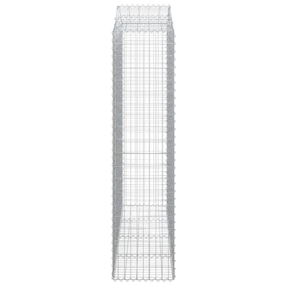 Schanskorven 3 st gewelfd 200x50x200/220 cm ijzer 3 200 x 50 x 200/220 cm