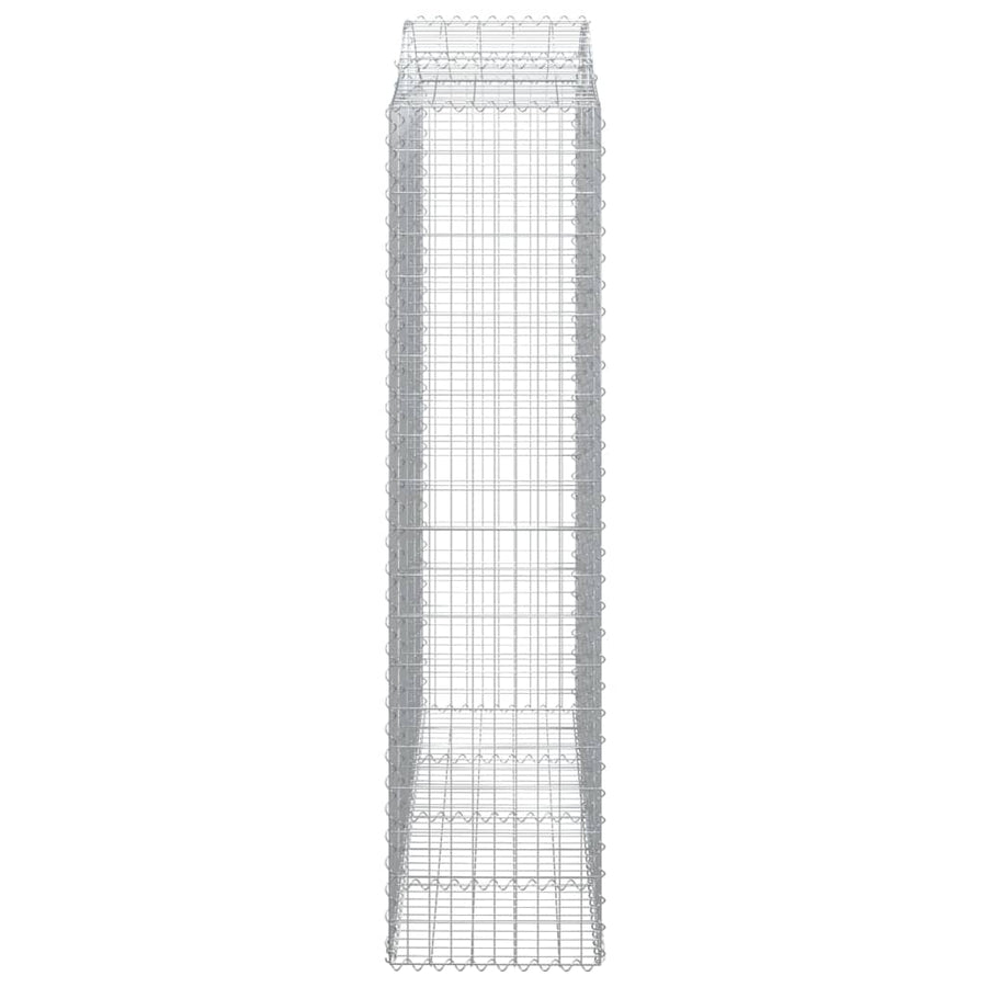 Schanskorven 3 st gewelfd 200x50x200/220 cm ijzer 3 200 x 50 x 200/220 cm