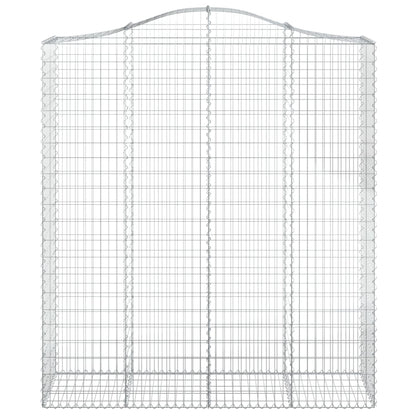 Schanskorven 11 st gewelfd 200x50x220/240 cm ijzer 11 200 x 50 x 220/240 cm