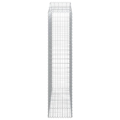 Schanskorven 11 st gewelfd 200x50x220/240 cm ijzer 11 200 x 50 x 220/240 cm