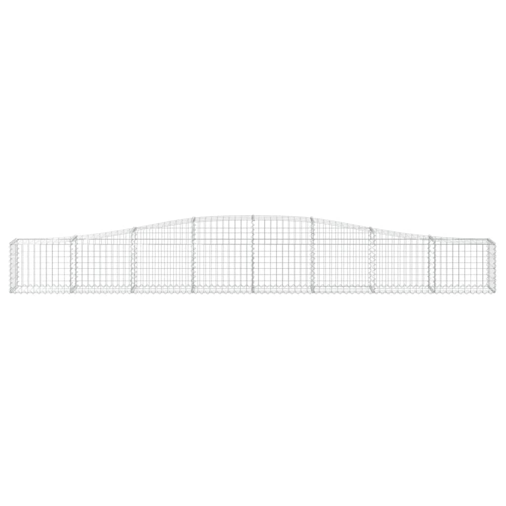 Schanskorven 3 st gewelfd 400x30x40/60 cm ijzer 3 400 x 30 x 40/60 cm
