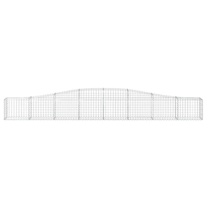 Schanskorven 3 st gewelfd 400x30x40/60 cm ijzer 3 400 x 30 x 40/60 cm