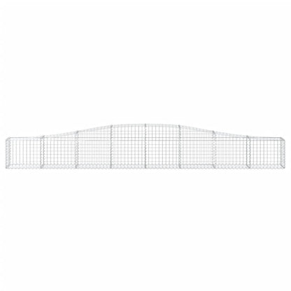 Schanskorven 4 st gewelfd 400x30x40/60 cm ijzer 4 400 x 30 x 40/60 cm