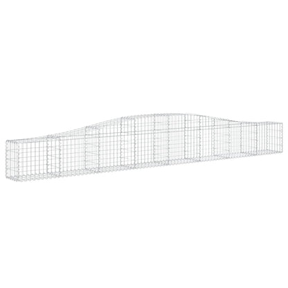 Schanskorven 6 st gewelfd 400x30x40/60 cm ijzer 6 400 x 30 x 40/60 cm
