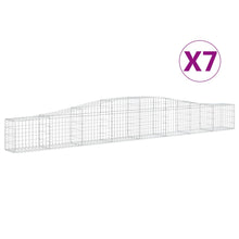 Schanskorven 7 st gewelfd 400x30x40/60 cm ijzer 7 400 x 30 x 40/60 cm
