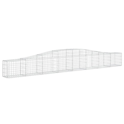 Schanskorven 7 st gewelfd 400x30x40/60 cm ijzer 7 400 x 30 x 40/60 cm