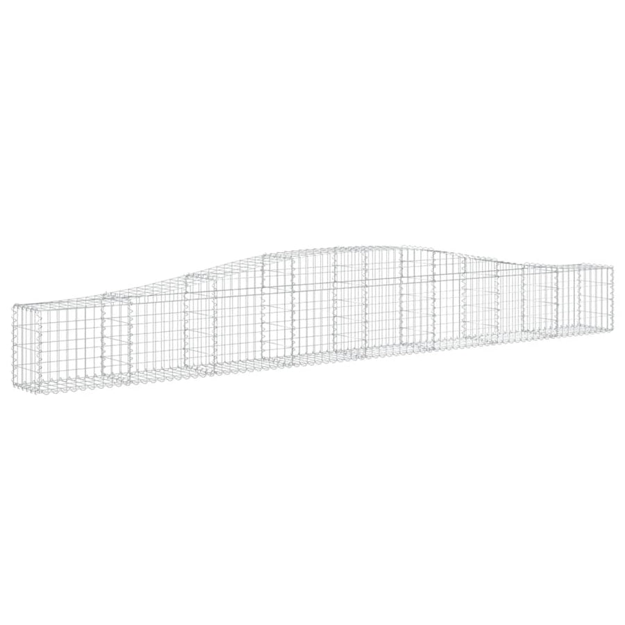 Schanskorven 7 st gewelfd 400x30x40/60 cm ijzer 7 400 x 30 x 40/60 cm