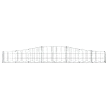Schanskorven 9 st gewelfd 400x30x40/60 cm ijzer 9 400 x 30 x 40/60 cm