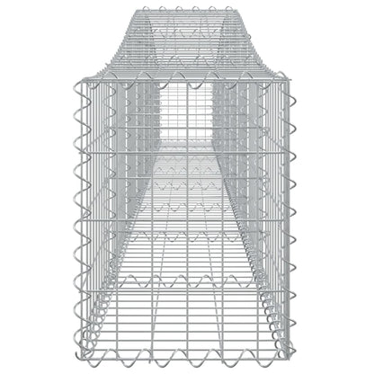 Schanskorven 9 st gewelfd 400x30x40/60 cm ijzer 9 400 x 30 x 40/60 cm