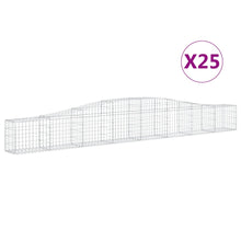 Schanskorven 25 st gewelfd 400x30x40/60 cm ijzer 25 400 x 30 x 40/60 cm