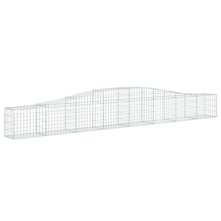 Schanskorven 25 st gewelfd 400x30x40/60 cm ijzer 25 400 x 30 x 40/60 cm