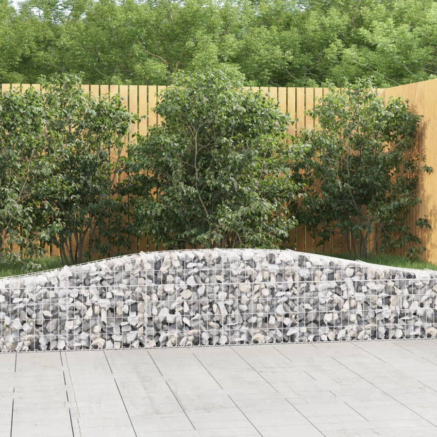 Schanskorven 25 st gewelfd 400x30x40/60 cm ijzer 25 400 x 30 x 40/60 cm