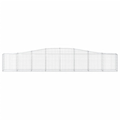 Schanskorven 5 st gewelfd 400x30x60/80 cm ijzer 5 400 x 30 x 60/80 cm