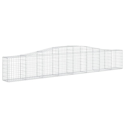 Schanskorven 10 st gewelfd 400x30x60/80 cm ijzer 10 400 x 30 x 60/80 cm