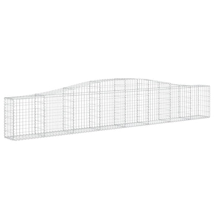 Schanskorven 15 st gewelfd 400x30x60/80 cm ijzer 15 400 x 30 x 60/80 cm