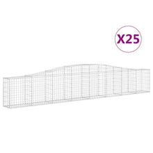 Schanskorven 25 st gewelfd 400x30x60/80 cm ijzer 25 400 x 30 x 60/80 cm