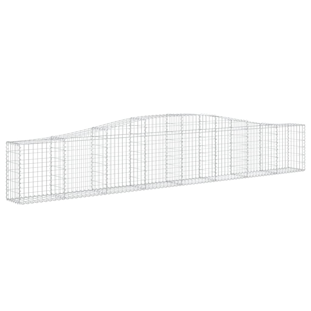 Schanskorven 25 st gewelfd 400x30x60/80 cm ijzer 25 400 x 30 x 60/80 cm
