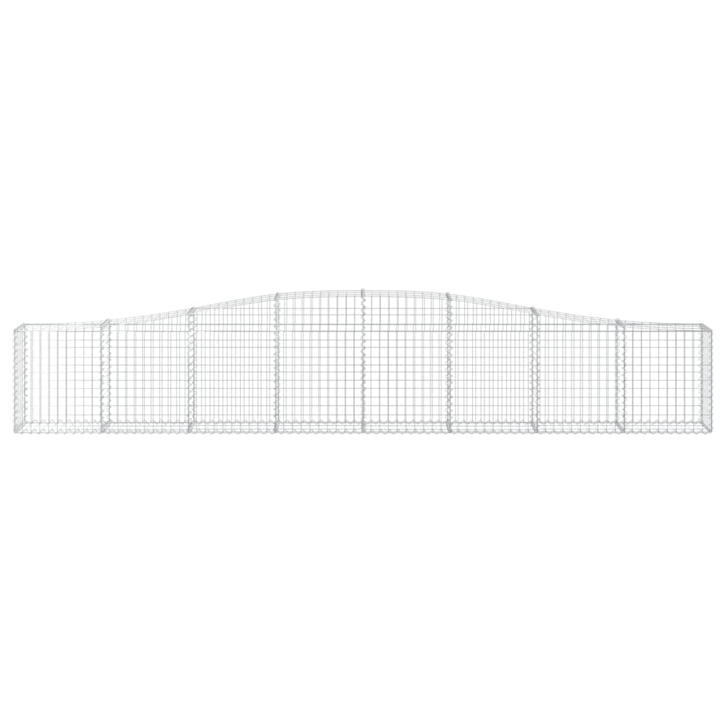 Schanskorven 25 st gewelfd 400x30x60/80 cm ijzer 25 400 x 30 x 60/80 cm