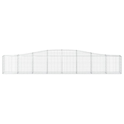 Schanskorven 25 st gewelfd 400x30x60/80 cm ijzer 25 400 x 30 x 60/80 cm