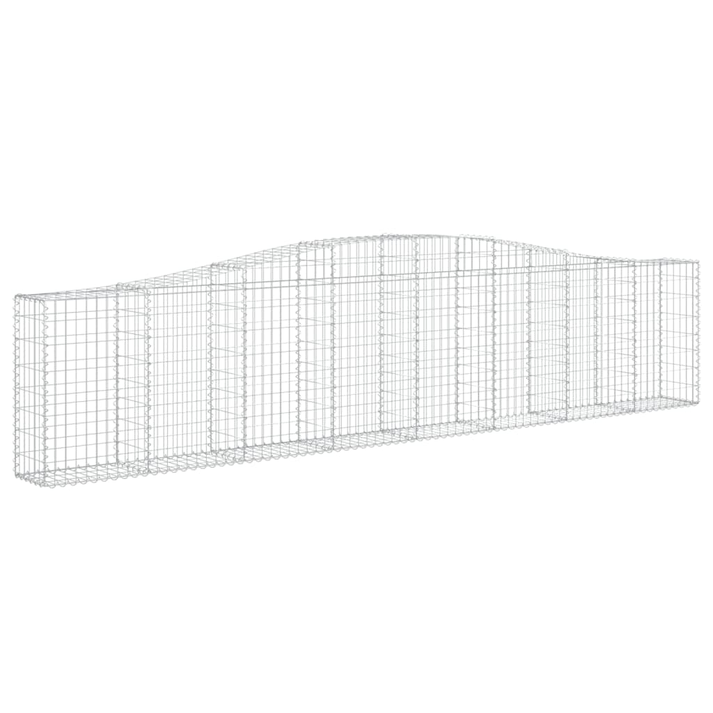 Schanskorven 2 st gewelfd 400x30x80/100 cmg ijzer 2 400 x 30 x 80/100 cm