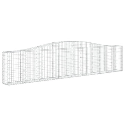Schanskorven 2 st gewelfd 400x30x80/100 cmg ijzer 2 400 x 30 x 80/100 cm
