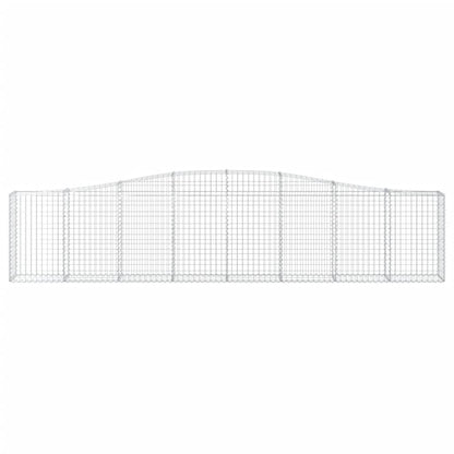 Schanskorven 3 st gewelfd 400x30x80/100 cm ijzer 3 400 x 30 x 80/100 cm