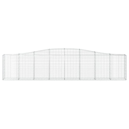Schanskorven 20 st gewelfd 400x30x80/100 cm ijzer 20 400 x 30 x 80/100 cm