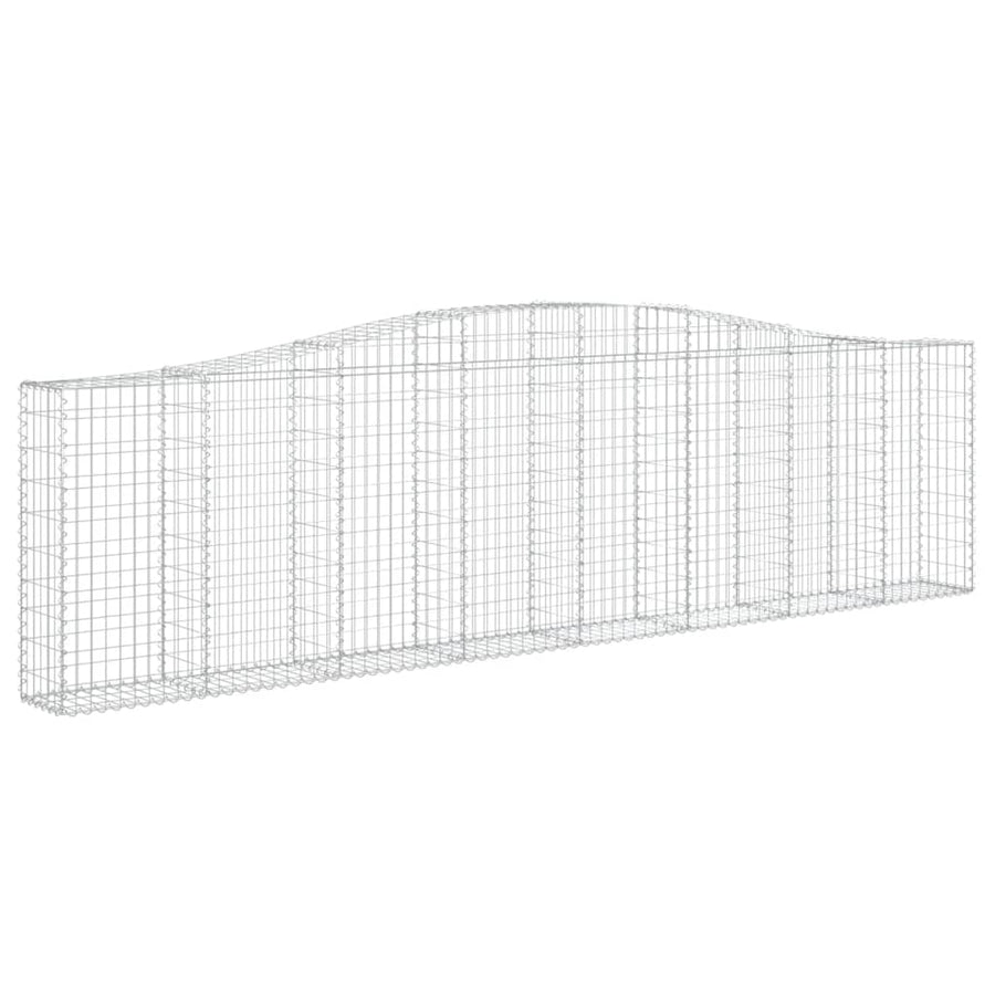 Schanskorven 20 st gewelfd 400x30x100/120 cm ijzer 20 400 x 30 x 100/120 cm